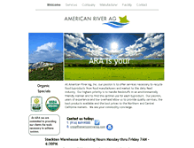 Tablet Screenshot of americanriverag.com